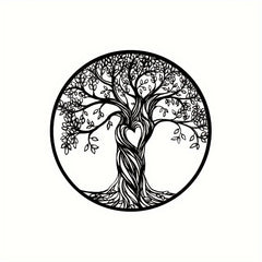 Iron Love Tree Of Life Wall Decoration Hanging Farm Wall Hanging