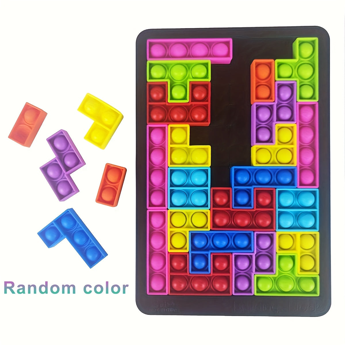 Silicone Puzzle Building Blocks - Educational Toy for Parent-Youngsters Bonding