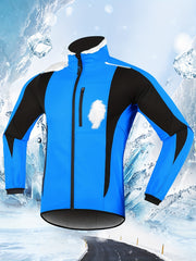 Thermal Fleece Bike Jacket Waterproof Windproof Cycling