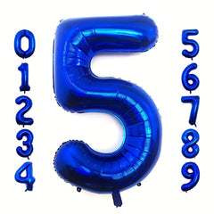 40 Inch Navy Digital 0-9 Large Number Balloon for Party Graduation Anniversary