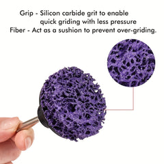 12pcs Strip Discs for Rust Removal, Welds, Oxidation & Paint