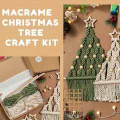 2pcs Woven Christmas Tree DIY Kit Christmas Crafts Gift Kit