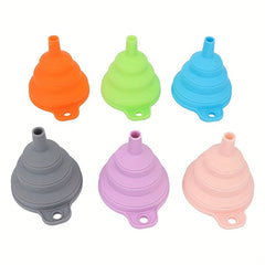 3pcs Portable Silicone Funnel Collapsible for Kitchen and Wine