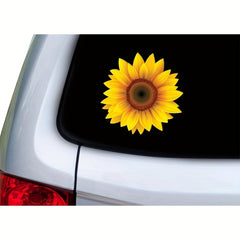 Sunflower Vinyl Waterproof Sticker Decal Car Laptop Wall Window Bumper Sticker