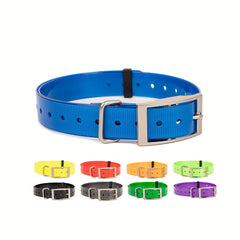 Waterproof TPU Pet Dog Collar Zinc Alloy Buckle