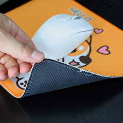 Corgi Dog Mouse Pad Non Slip Rubber Base Animal Mouse Mat Office 20X24CM