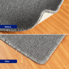 4pcs Non-Slip Carpet Stickers for Rugs 12.5in Prevent Moving Edges