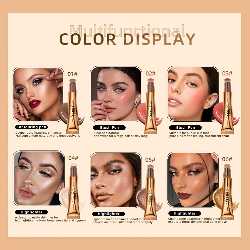 Liquid Blusher Cream Cheek Eye Tint Peach Blush Makeup Stick
