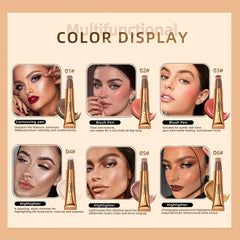 Liquid Blusher Cream Cheek Eye Tint Peach Blush Makeup Stick