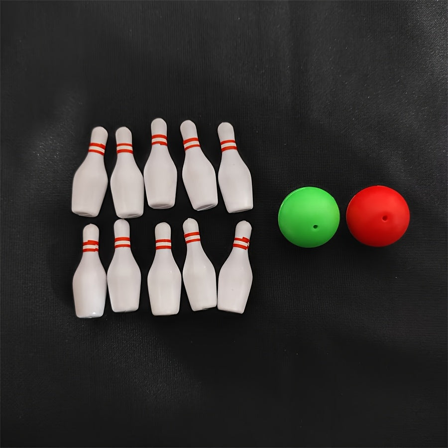 Miniature Bowling Model for Toy House Decoration