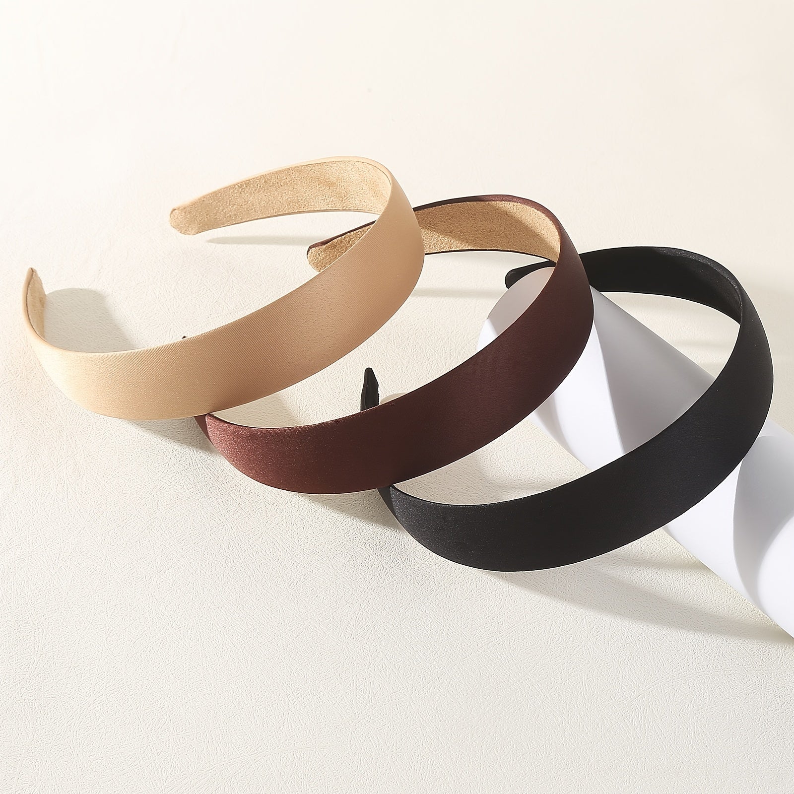 3pcs Non Slip Wide Hairband Knot Wide Headband