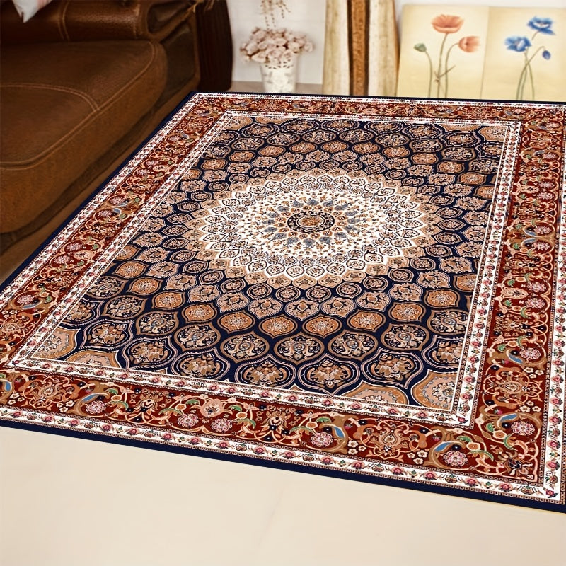 Boho Anti Fatigue Kitchen Rugs Soft Faux Sheepskin Floor Mat
