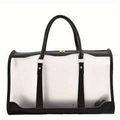 Clear PVC Frosted Travel Bag Large Capacity Crossbody Duffle Bag