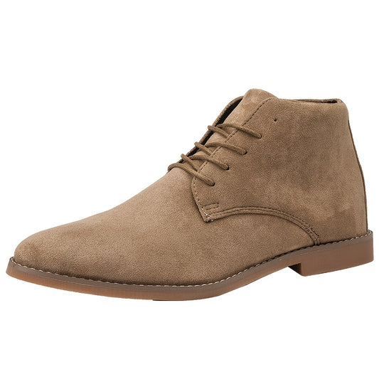 Men's Pointed Toe Lace Up Boots Smart Casual Shoes