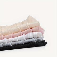 Solid Ruffles Beanie Cap for Women