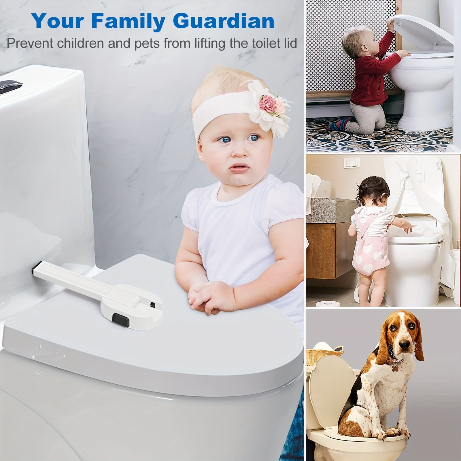 Baby Toilet Seat Lock, Easy Installation, Strong Adhesion