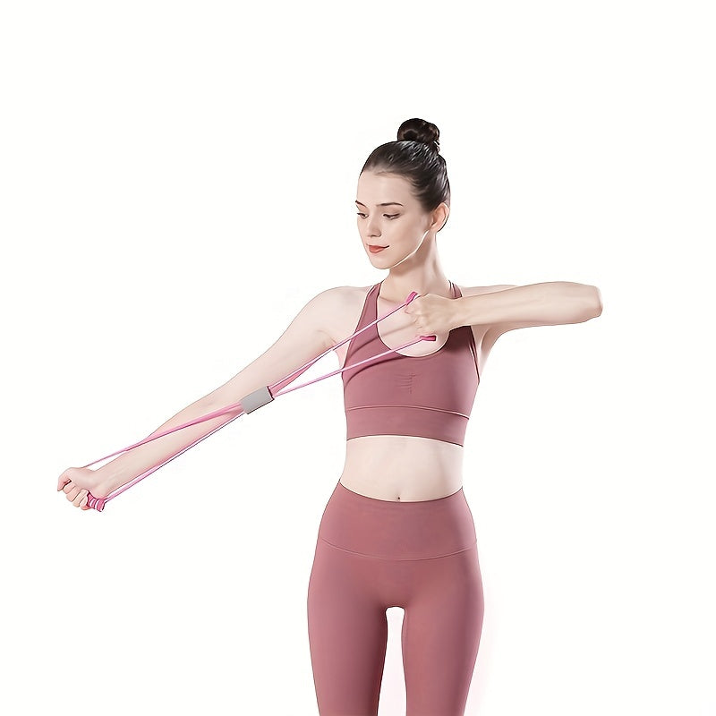 8-Shaped Tension Rope for Home Fitness Yoga