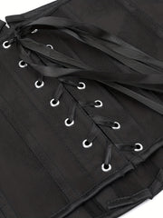 Strapless Corset Bustier Lace Up Body Shaper Women's Lingerie