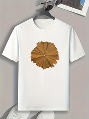 Pattern Print Men's Sports T-shirt Graphic Tee