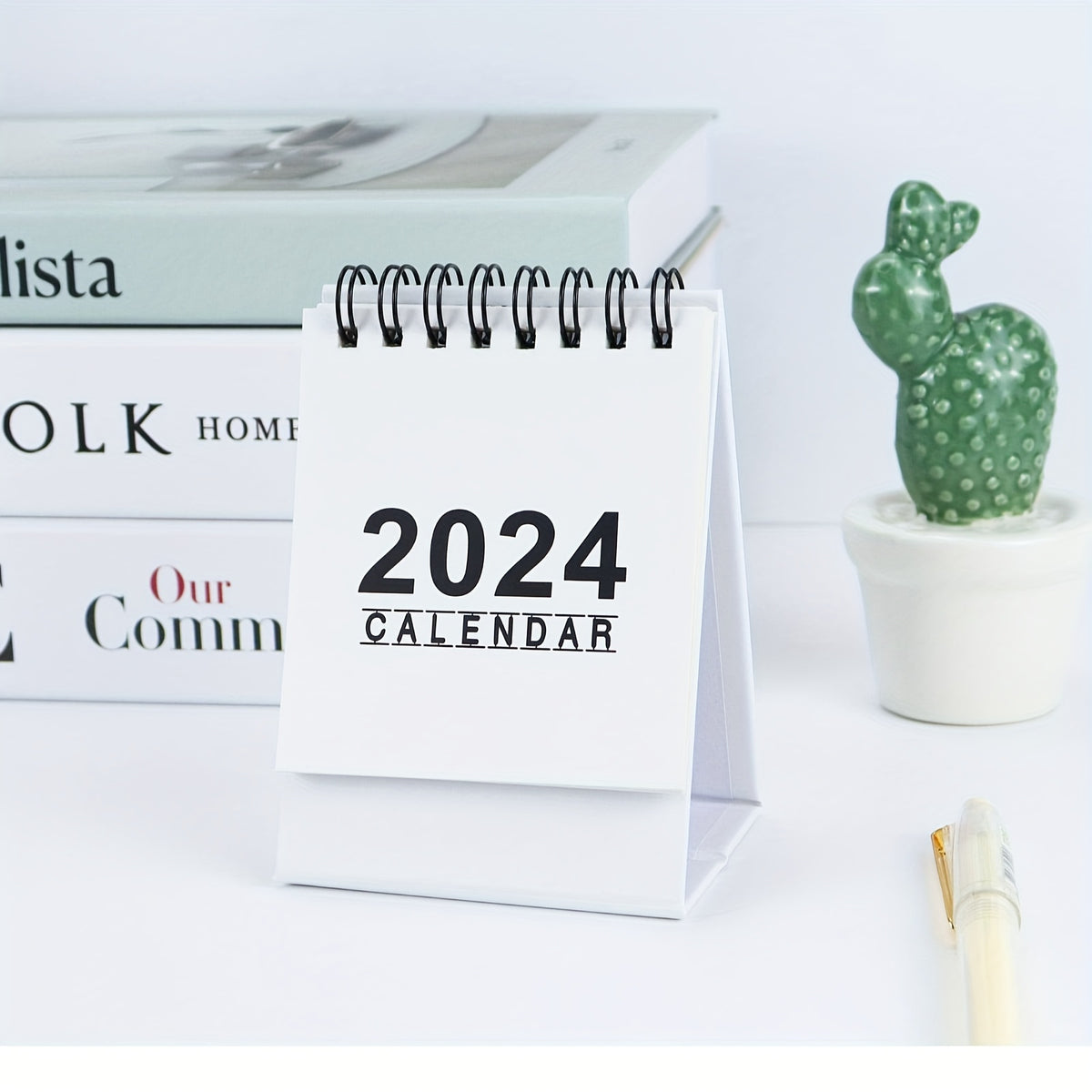 1pc Mini Calendar Student Portable Notepad Calendar Book Ornament