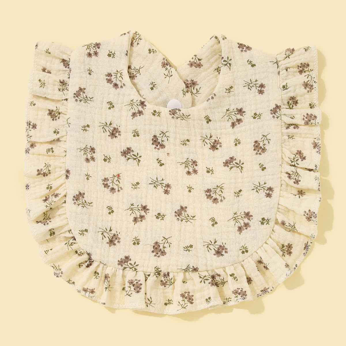 Baby Heart Flower Waterproof Snap Button Water Towel
