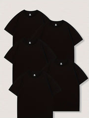 5 Boys' Breathable Cotton T Shirts - Casual Wear or Pajamas