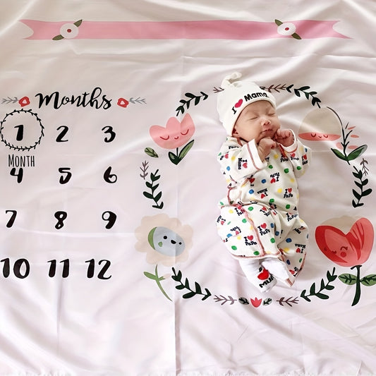 Newborn Photo Props Baby Tulip Background Cloth for Photography