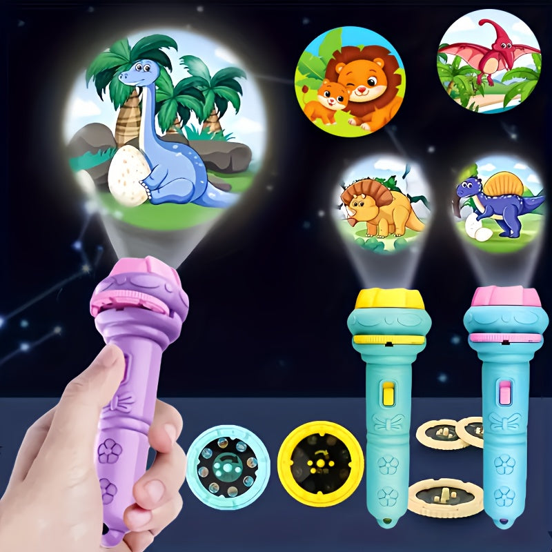 Dinosaur Projector Flashlight for Bedtime Education