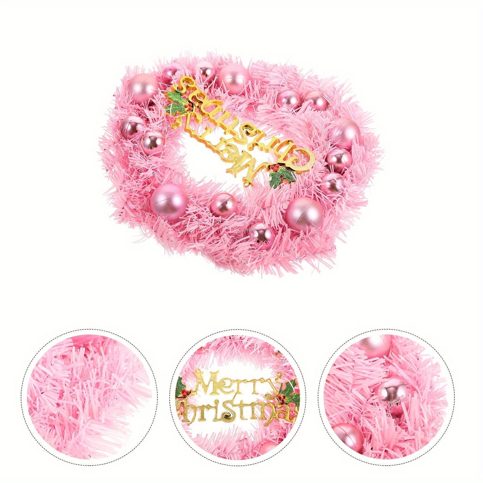 Christmas Wreath with Merry Christmas Sign