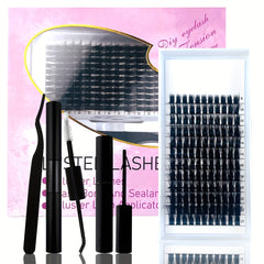 25mm DIY Lashes 0.07 D Curl Clusters DIY Volume False Lashes Wispy