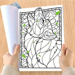 Animal Coloring Book Deluxe Edition with 22 Pages - Suitable for Adults