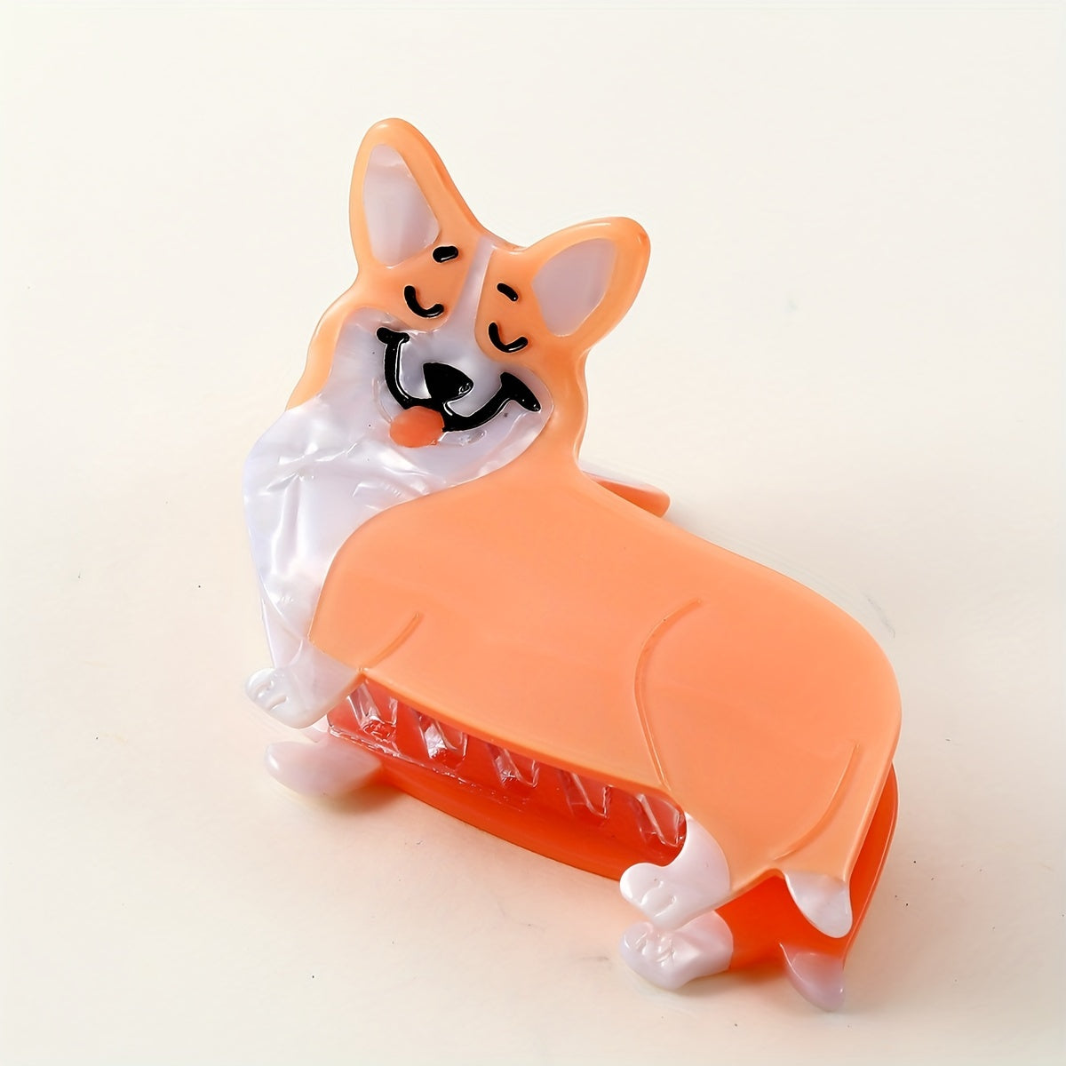 Acrylic Dog Shape Hair Claw Clip