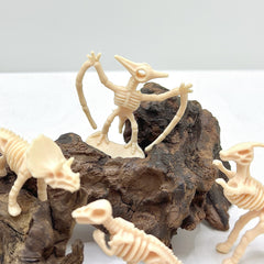 20pcs Mini Dinosaur Skeletons Set with Excavation Accessories