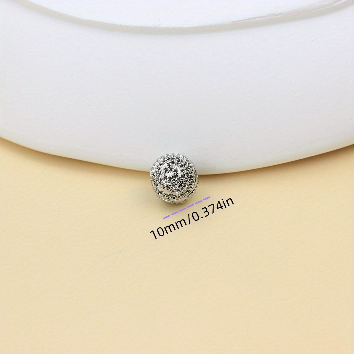 European Silver Plated Safety Bead Clip Stopper Charm Bracelet DIY Jewelry