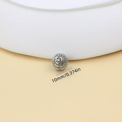 European Silver Plated Safety Bead Clip Stopper Charm Bracelet DIY Jewelry