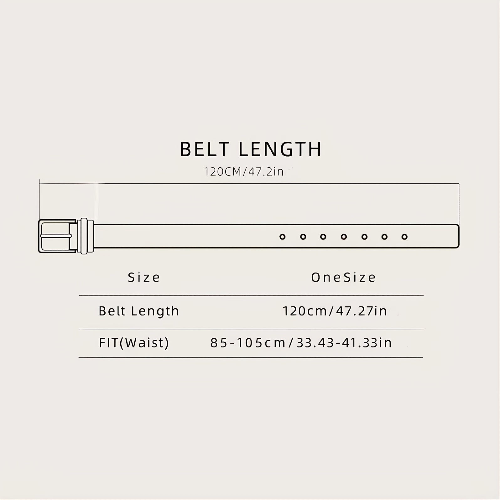 Men's Pin Buckle PU Leather Belt for Casual Wear
