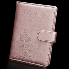 Buckle Style Passport Holder Travel Bag