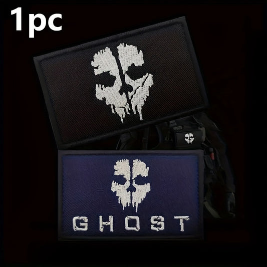 Ghost Pattern Embroidered Patch for Backpacks Bags Clothing
