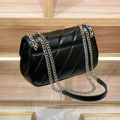 Quilted Chain Strap Handbag for Women Fashionable Shoulder & Crossbody Bag