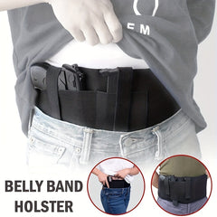 Concealed Carry Stretch Belt Holster Right Left Hand Universal