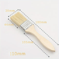 Wooden Handle Pork Brush Long Hair Thick Paint Brush