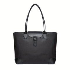 Large Capacity Tote Bag Solid Shoulder Bag Versatile Women's Commuter Bag