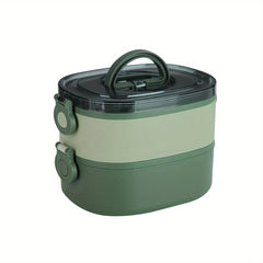 Leakproof 1 2 3 Tier Lunch Box Microwave Safe Kitchen Gadget