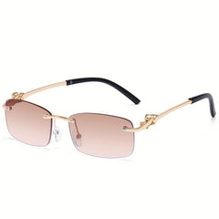 Square Lens Retro Sunglasses UV Protection Glasses