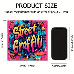 Street Graffiti Coloring Book for Adults - Urban Art Theme