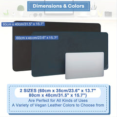 PU Desk Mat Office Desk Pad Protector Waterproof Mouse Mat