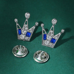Diamond Crown Collar Jewelry Small Brooch Neckpin