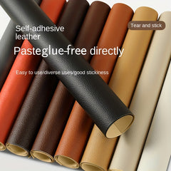 Self Adhesive Leather Patch Back Glue Fabric Upholstery Leather