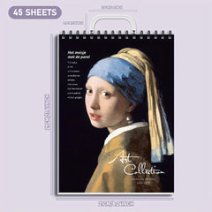A4 Sketch Book 45 Sheets Artist Sketching Drawing Pad Colored Pencil Charcoal