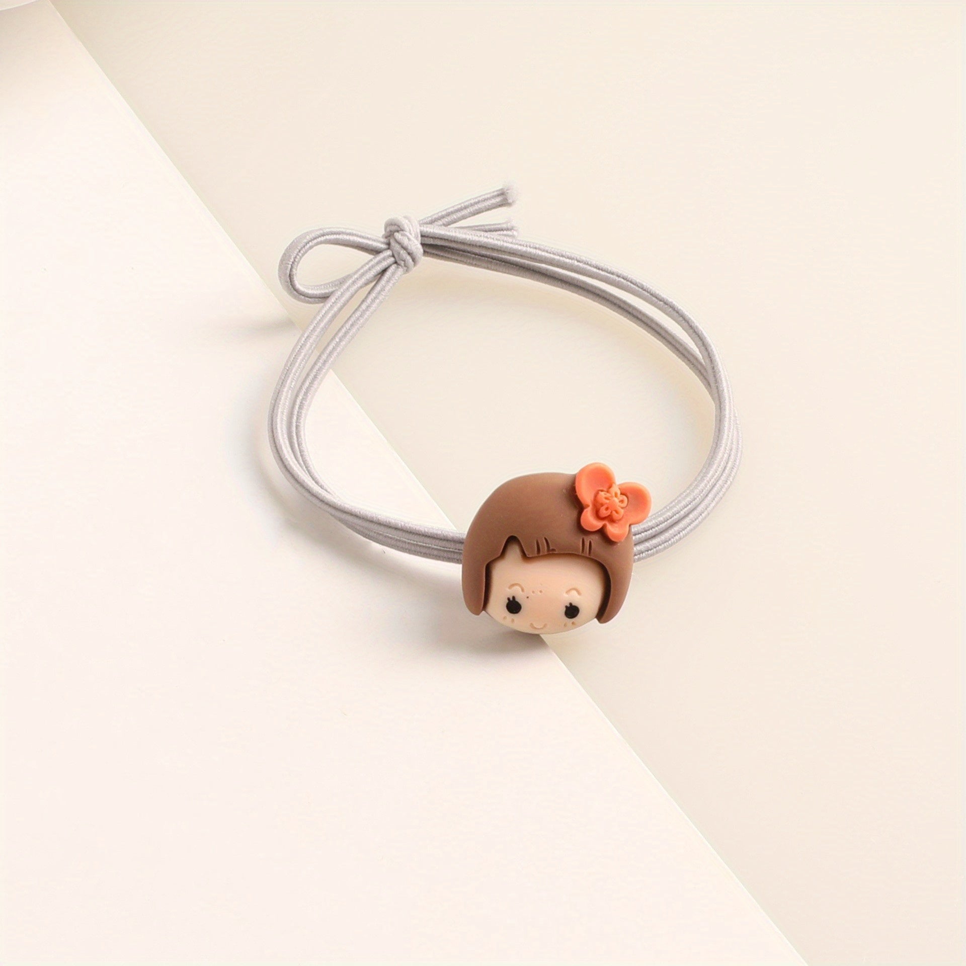 Cartoon Girl Hair Tie Hair Rope High Elasticity No Damage To Hair For Girls